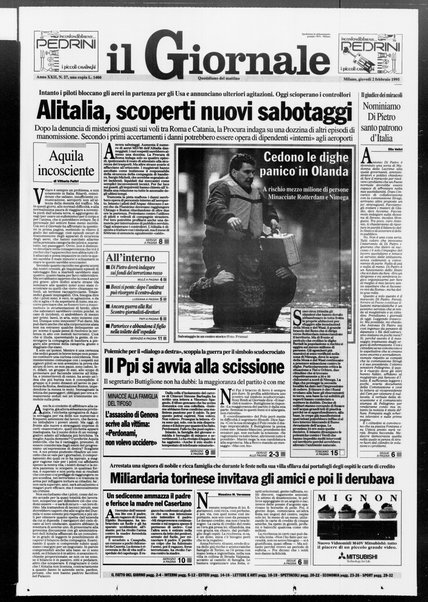 Il giornale : quotidiano del mattino